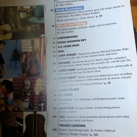 Vintage Acoustic Guitar & Down Beat Magazines - Picture 14 of 15